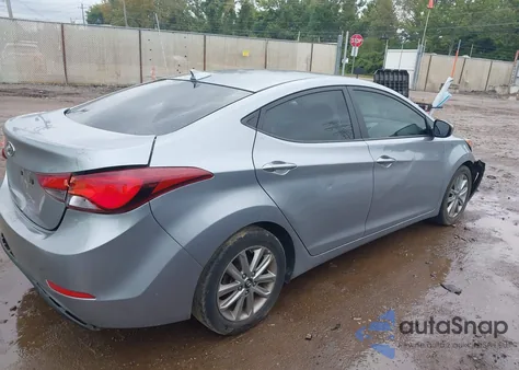 2016 Hyundai Elantra Se z USA, uszkodzony, nr VIN 5NPDH4AE6GH778862